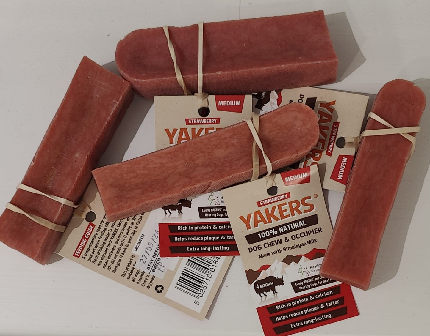 Strawberry Medium Yak Bone - YAKERS