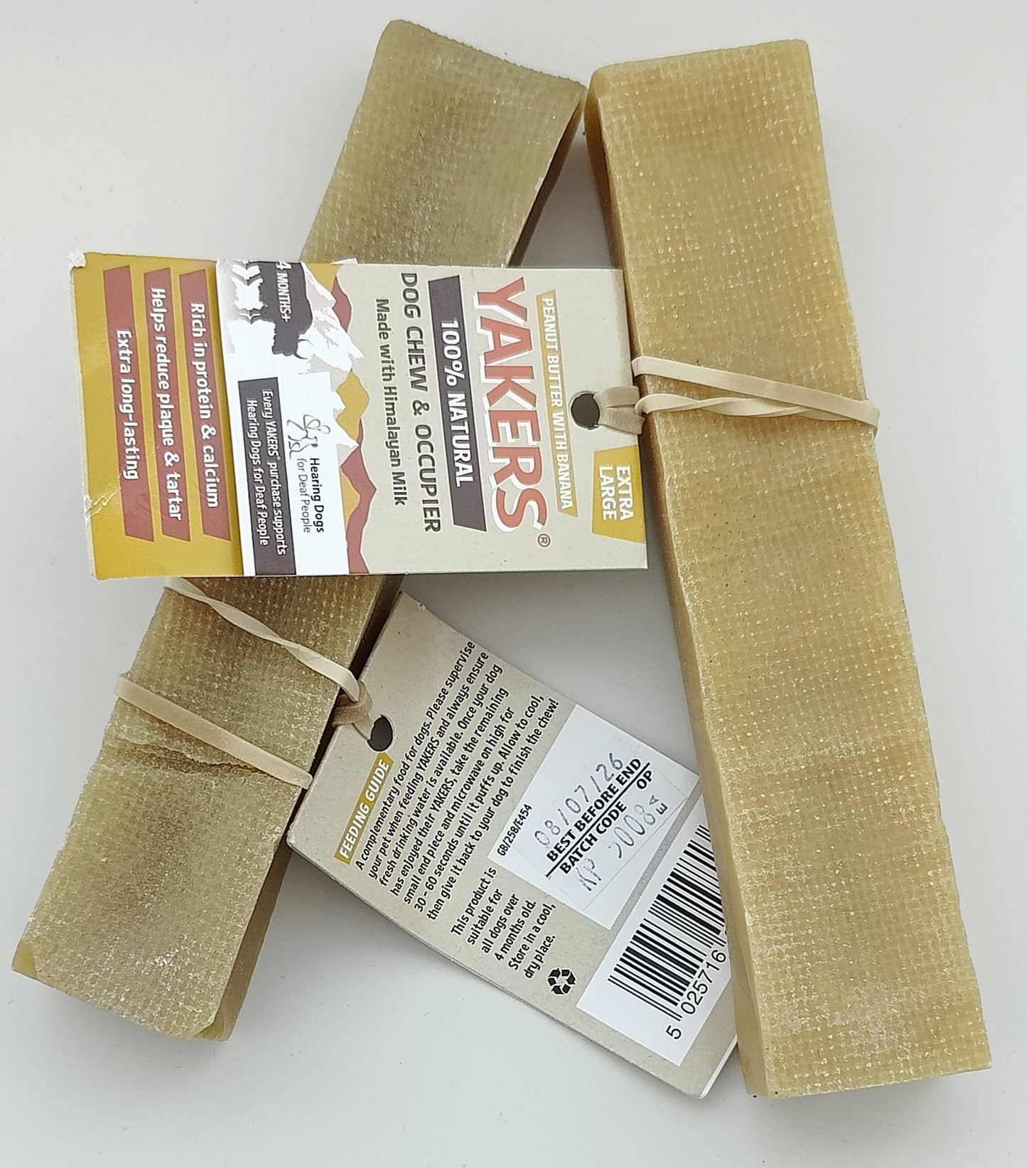 Peanut Butter with Banana Extra Large Yak Bone - YAKERS XL