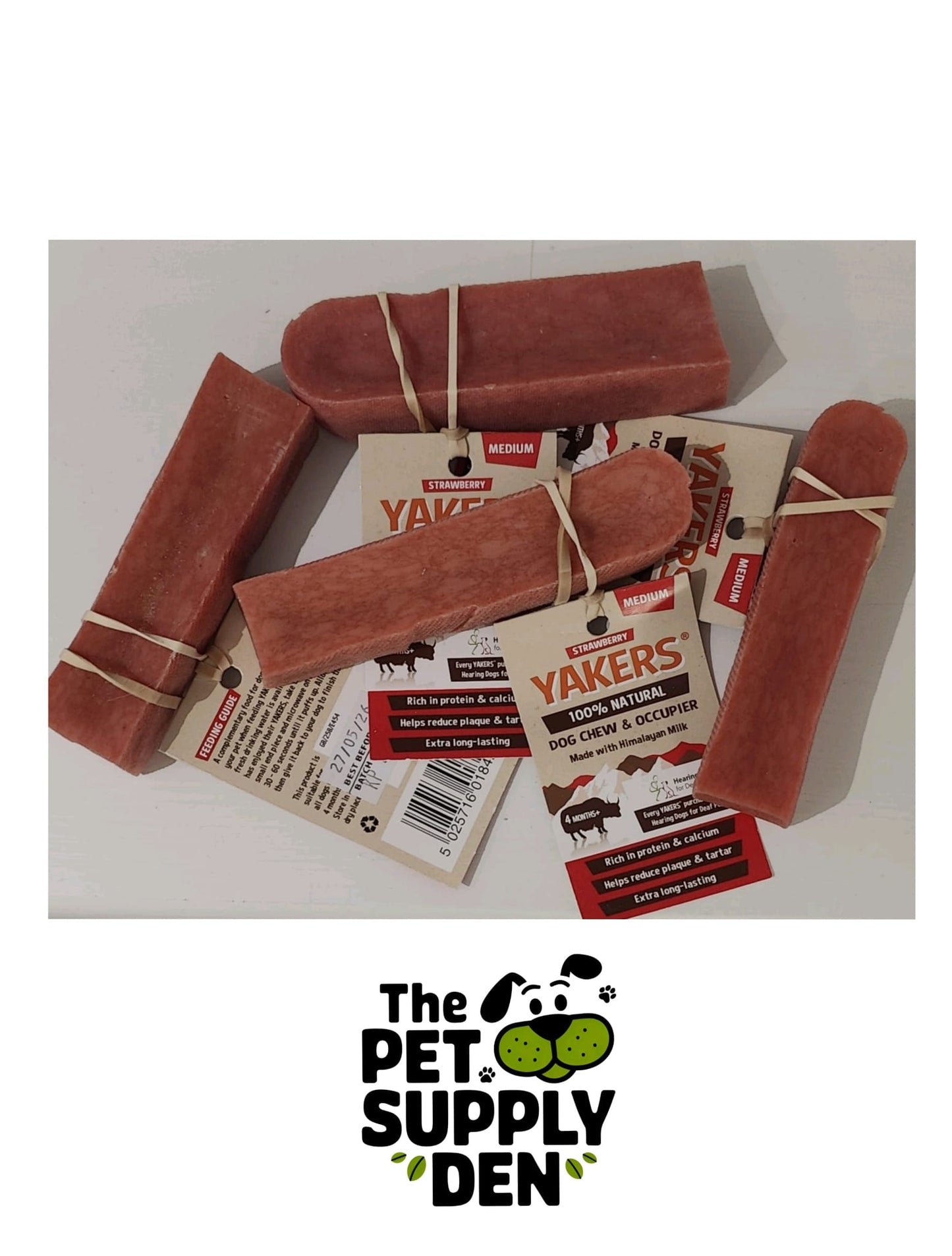 Strawberry Medium Yak Bone - YAKERS