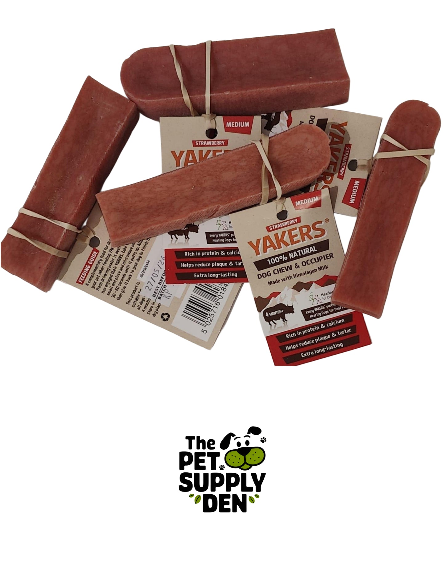 Strawberry Medium Yak Bone - YAKERS