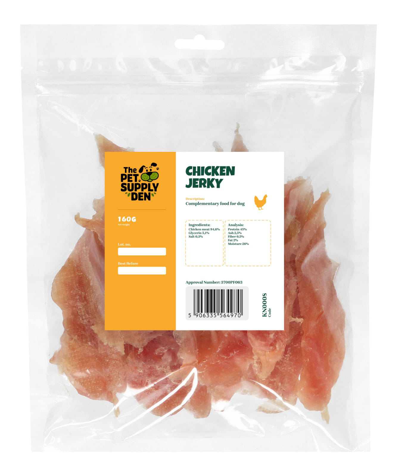 Chicken Jerky - 160g
