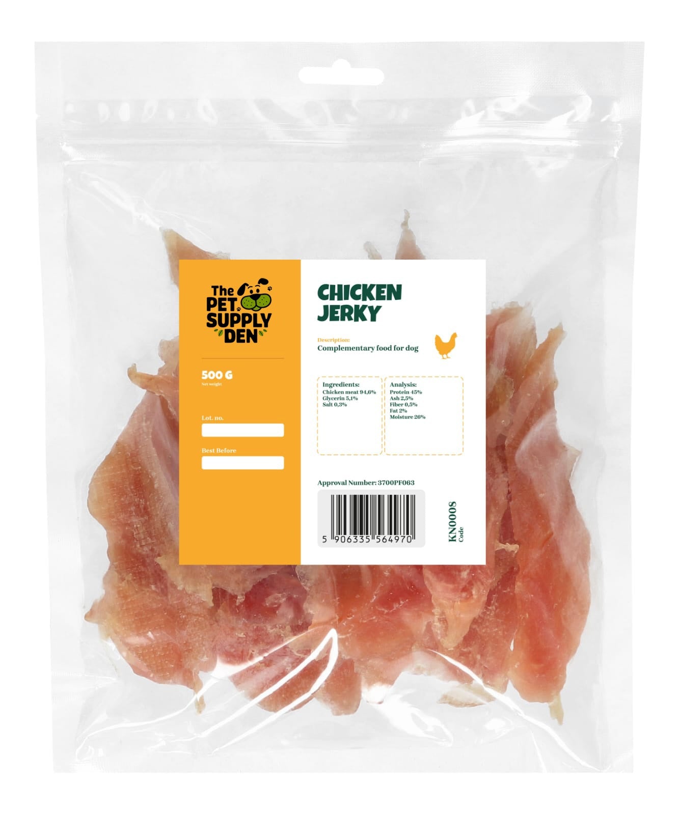 Chicken Jerky - 500g