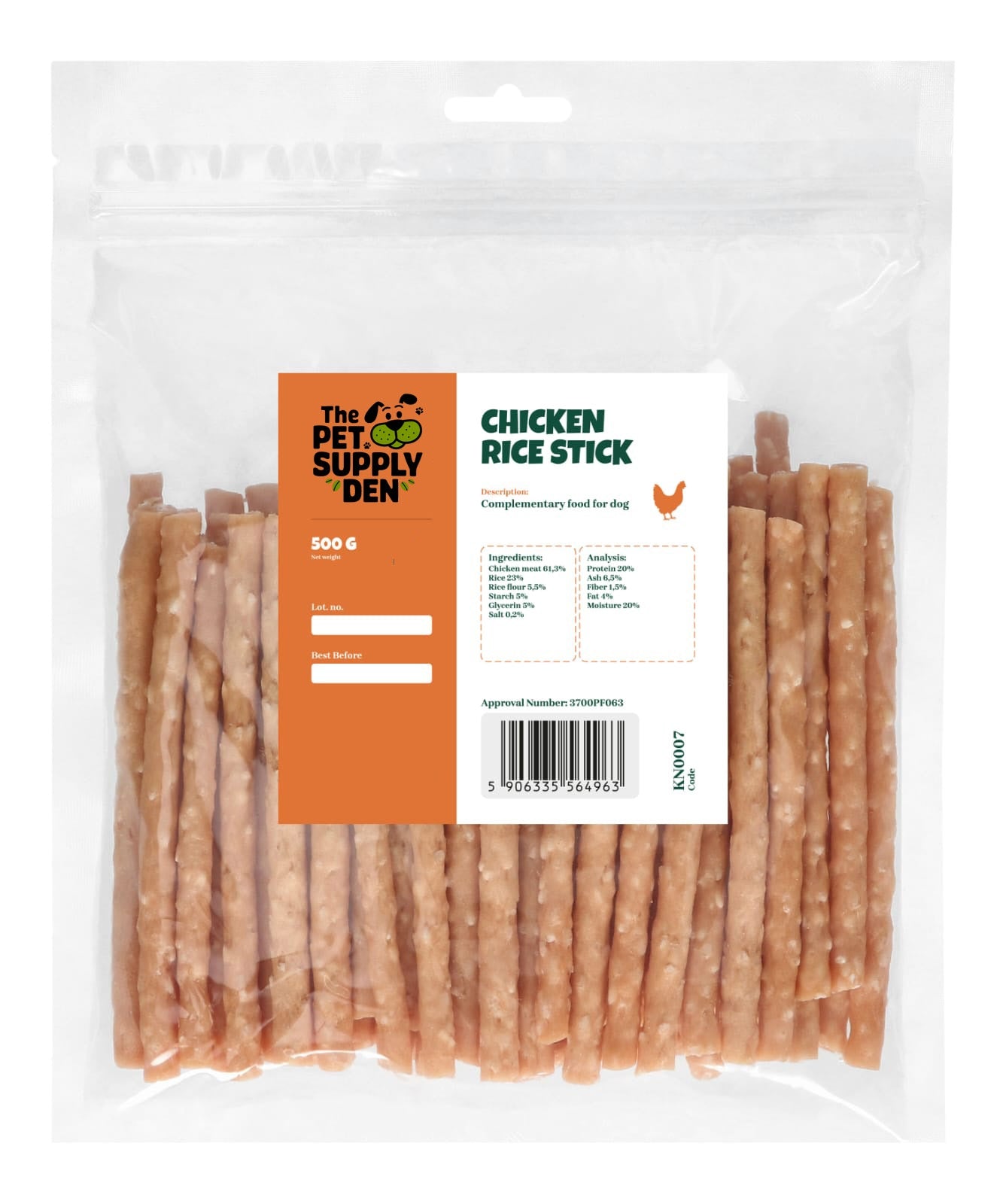 Chicken Sticks With Rice - 500g