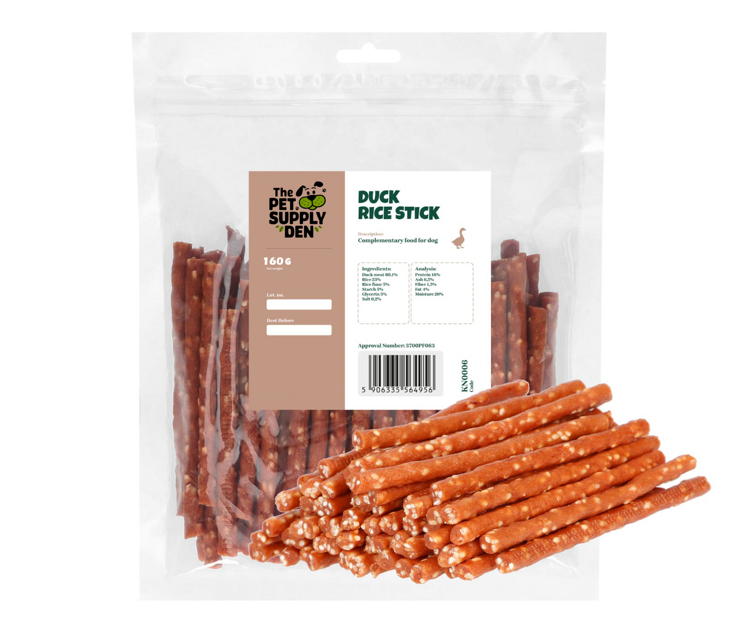 Duck Sticks With Rice - 160g
