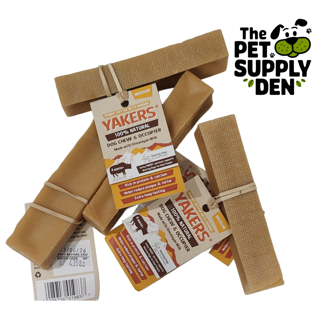 Peanut Butter with Banana Medium Yak Bone - YAKERS