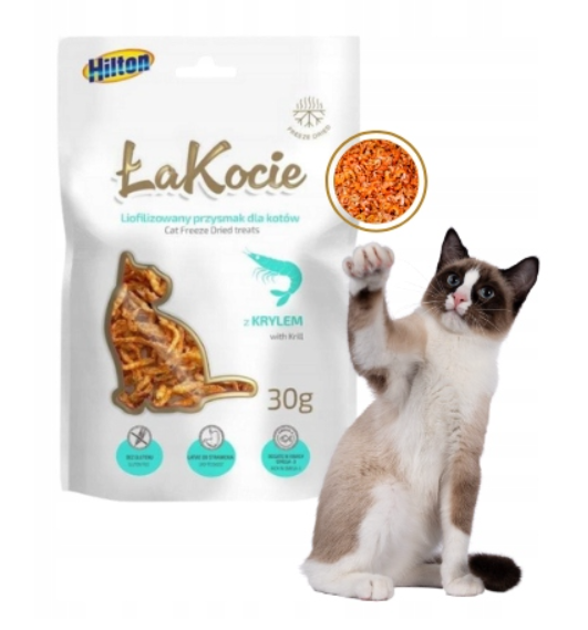 Cat Treats Freeze Dried  Krill Snack 30g
